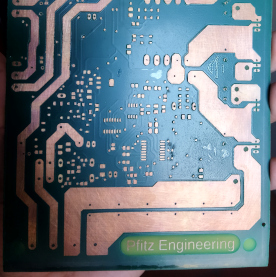 pcb with solder mask